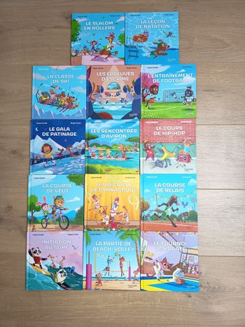 Lot de 14 livres album enfant Mac Donald's, Esprit sportif, Hachette Jeunesse, NEUF