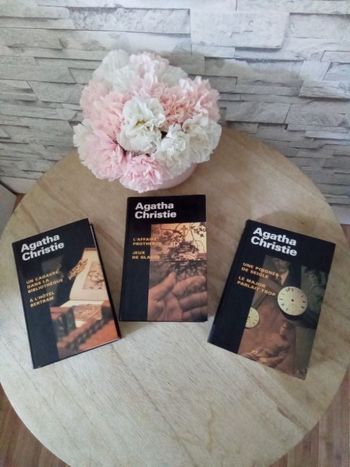 Lot 3 livres Agatha Christie