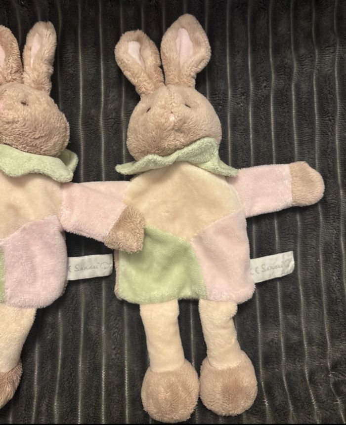Doudou marionnette lapin - photo numéro 3