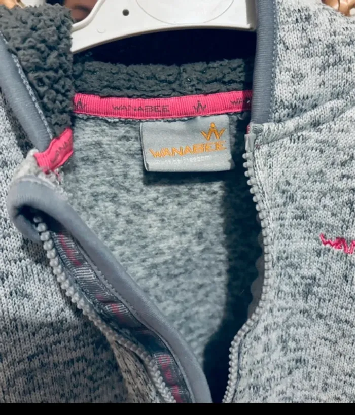 Veste polaire  à capuche nippée fille   🩷 - photo numéro 4