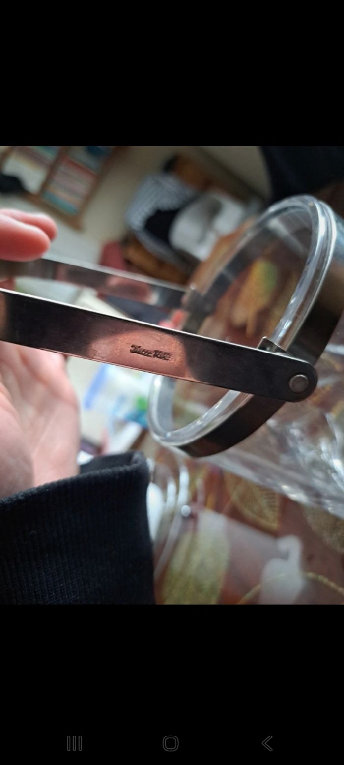Seau a glaçon en cristal et inox - photo numéro 2