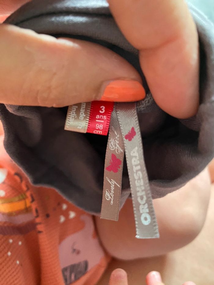 Pull col roulé orchestra 3 ans gris - photo numéro 3