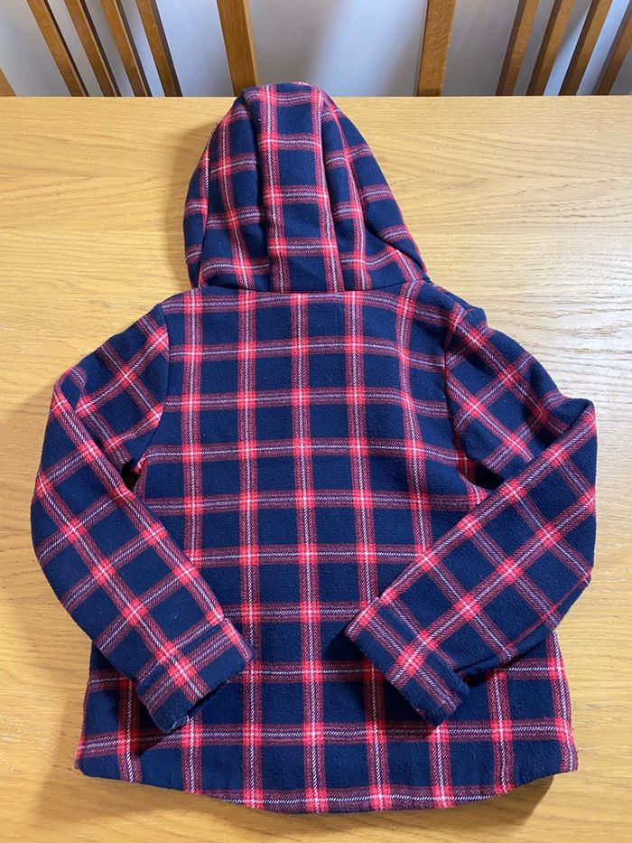 Okaidi Caban Manteau classique bleu/rouge Taille 8 ans - photo numéro 2