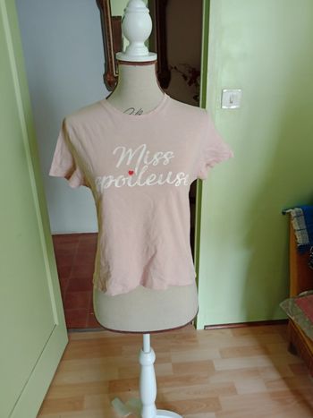 Tee-shirt fillemanches courtes