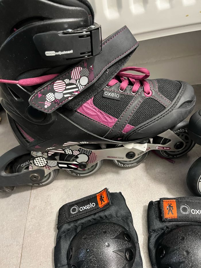 Rollers taille 34-37 Servi une seule fois avec protection - photo numéro 2