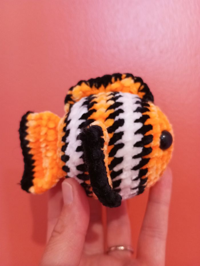 Poisson clown au crochet - photo numéro 3