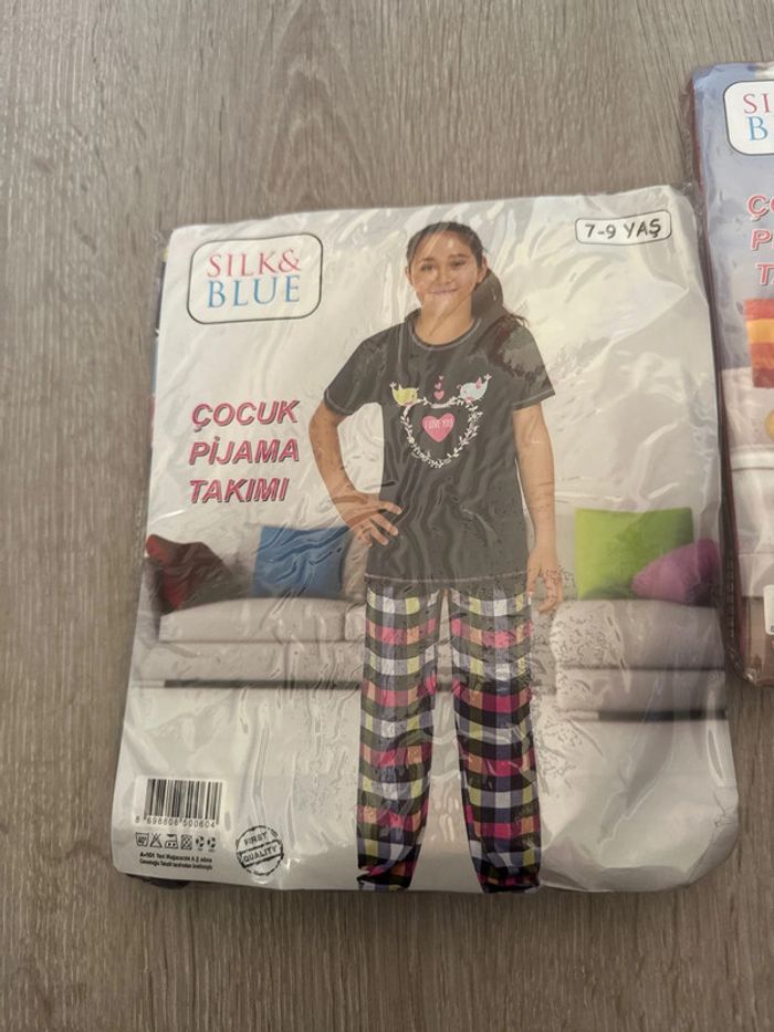 Lot de 2 pyjamas fille Silk&Blue - photo numéro 2
