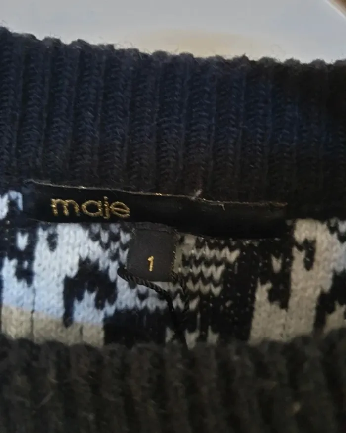 Pull Laine Coton Maje Taille 1 - photo numéro 2