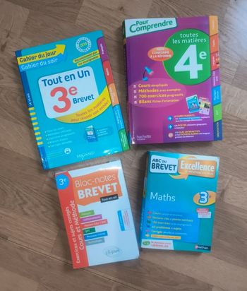 Lot 4 manuels brevet des collèges