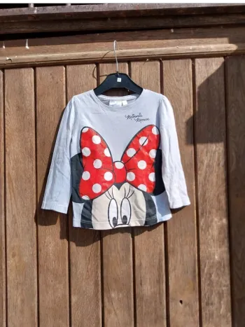 Tee-shirt manche longue minnie 4 ans