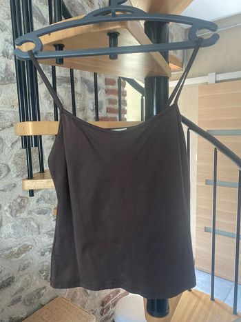 Débardeur marron taille 1 promod