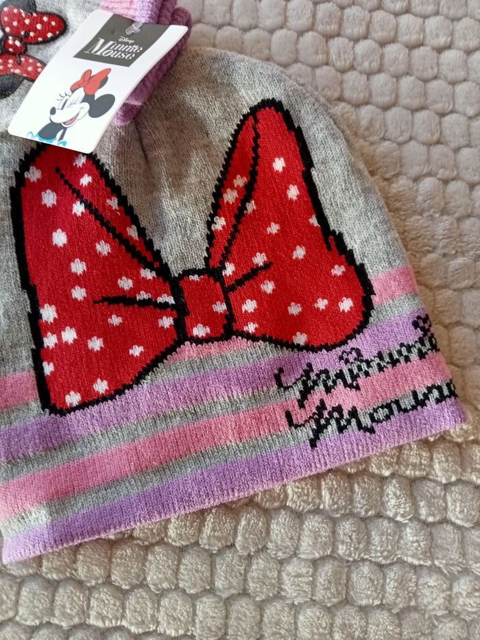 Ensemble bonnet gants Minnie - photo numéro 2