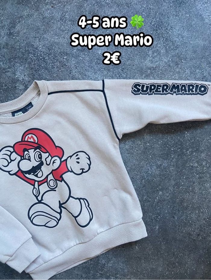 Pull 🍀 4-5 ans 🍀 Super Mario