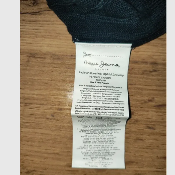 Sweat Pepe Jeans noir - Taille S, un basique chic et tout doux ! - photo numéro 6