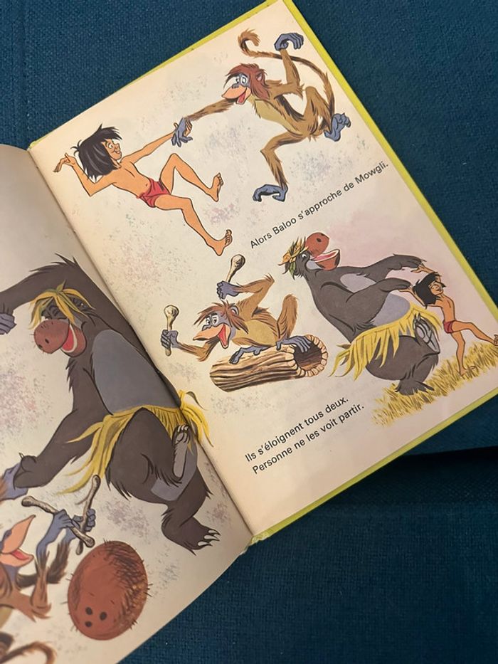 Livre album ancien vintage Le livre de la jungle Walt Disney Club du livre Mickey - photo numéro 5