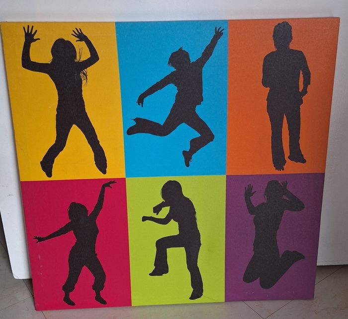 Tableau en bois Pop Art