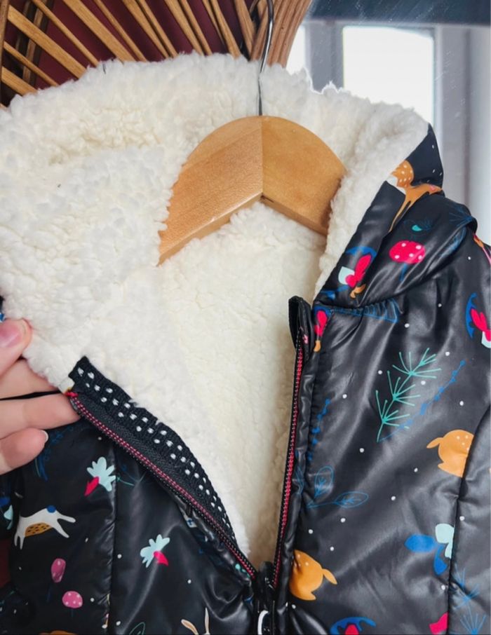 Manteau réversible Catimini 6 mois neuf - photo numéro 3