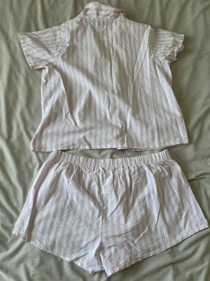 Ensemble de pyjama Primark Disney nrose et blanc taille l - photo numéro 2