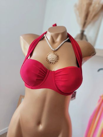 🌺 Sublime haut de maillot de bain Abecita – Taille 38, Bonnet E – Neuf avec étiquettes ! 🌺