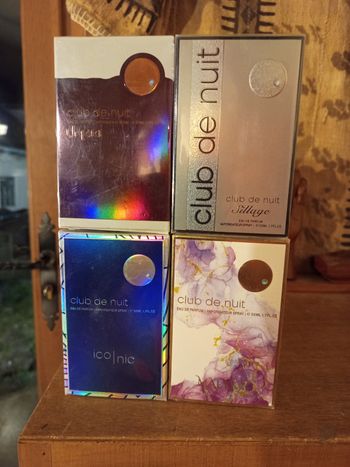 Lots de 4 parfum club de nuit b'y clive dorris