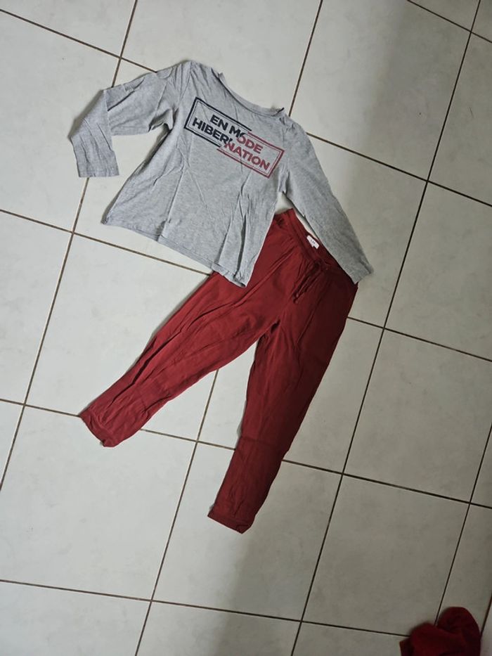 Pyjama garçon 10/12 ans u46 - photo numéro 2