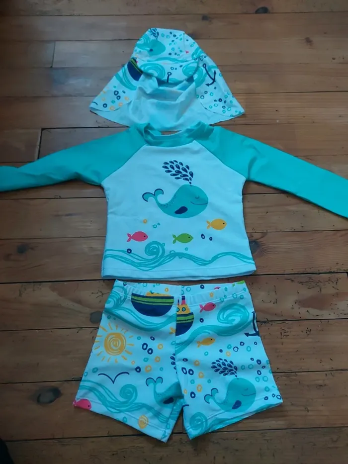 Ensemble  maillot de bain garçon