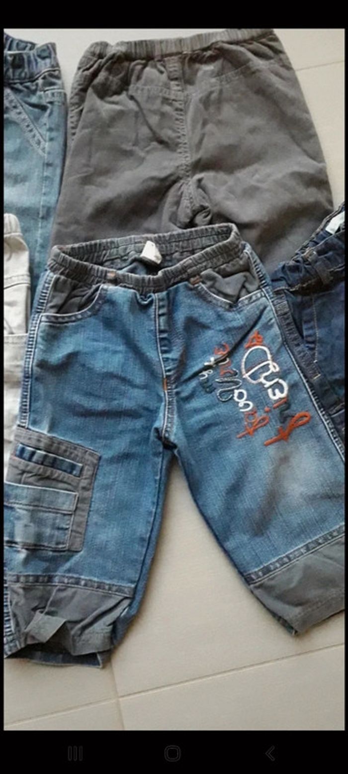 Lot de 5 pantalons jeans 12 mois - photo numéro 3