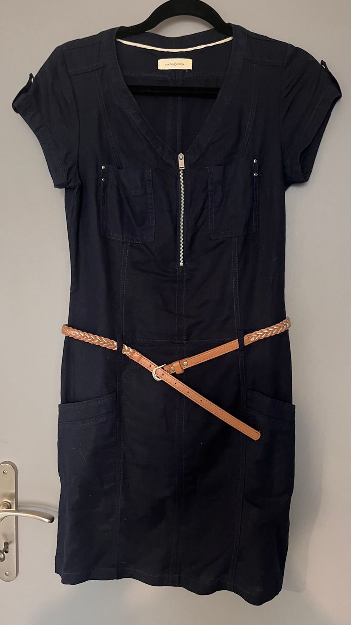 Robe Cache Cache T36 bleue marine