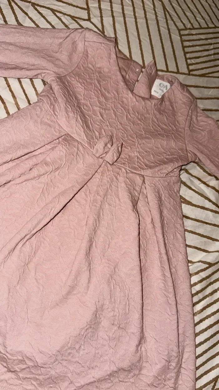 Robe rose C&A 18-24 mois - photo numéro 2