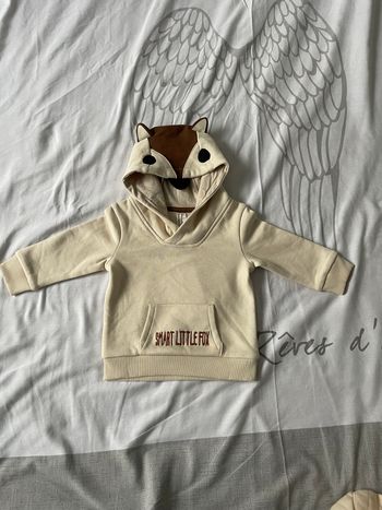 Sweat renard 6 mois