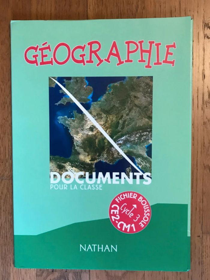 Fichier Boussole + posters Géographie Cycle 3 - livre du professeur