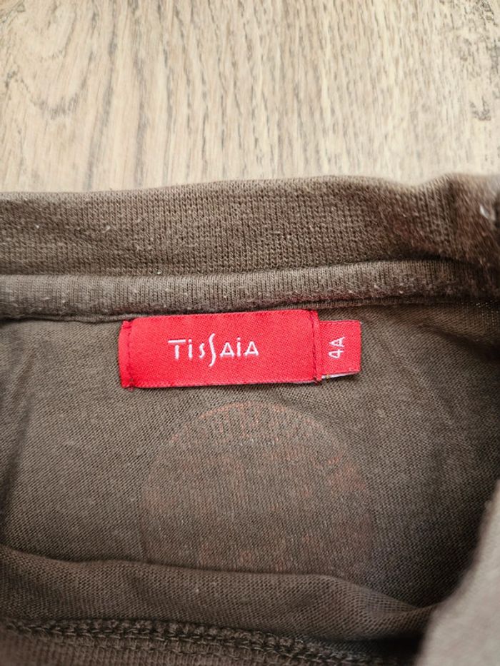 T.shirt manches longues marron Tissaia 4 ans - photo numéro 10