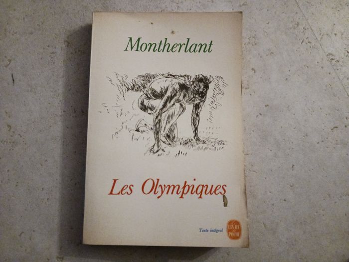 livre Les Olympiques Montherlant