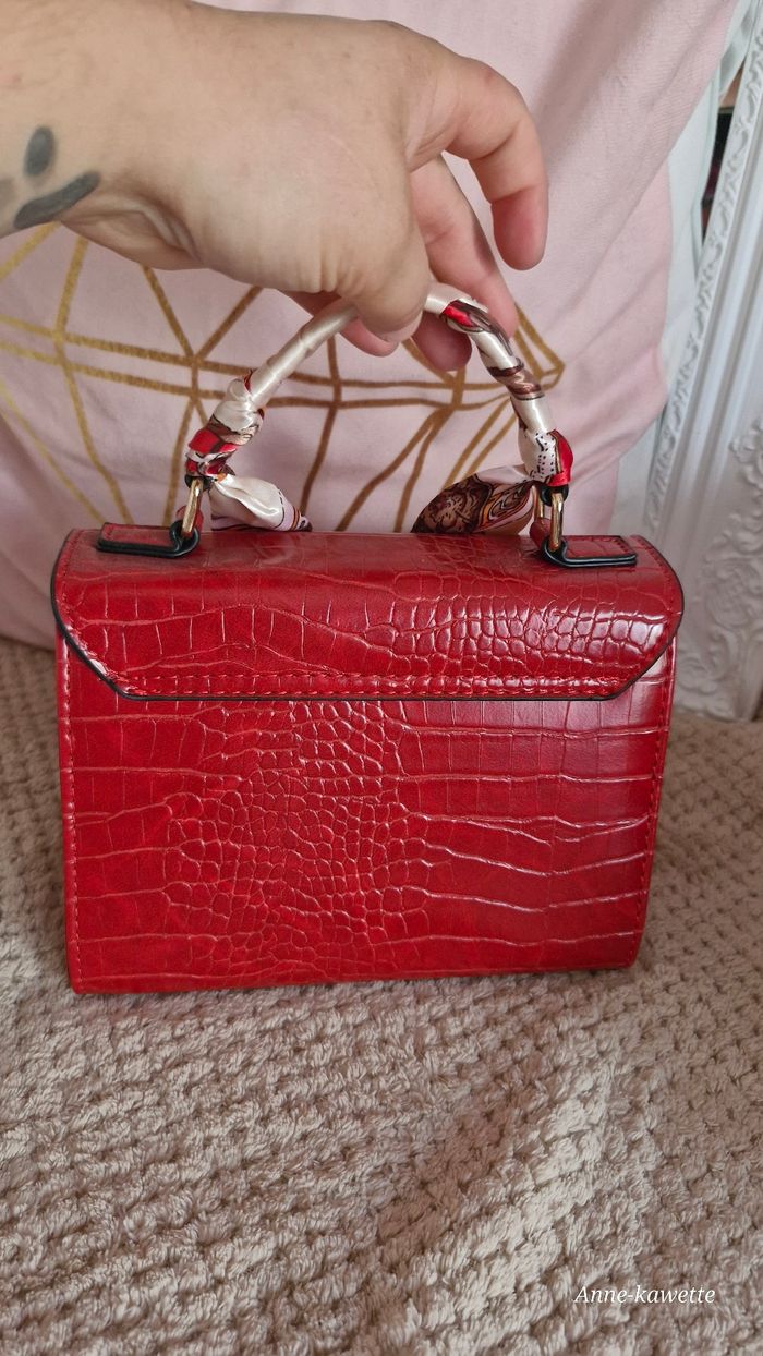 Petit sac à main rouge - photo numéro 3
