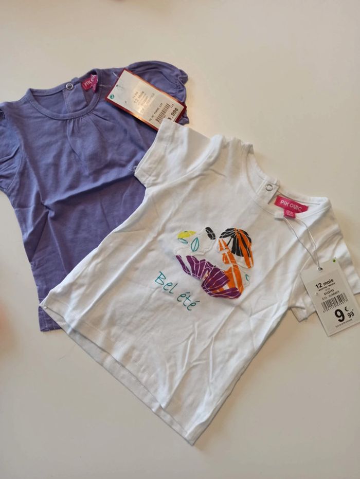Lot 2 tee shirt neufs