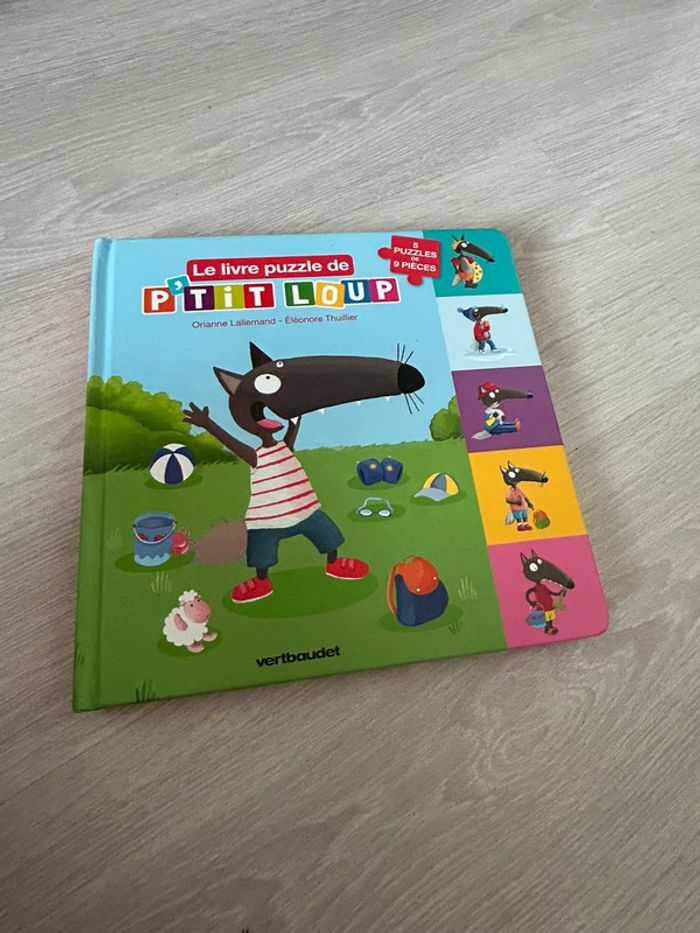 Le livre puzzle de p’tit loup