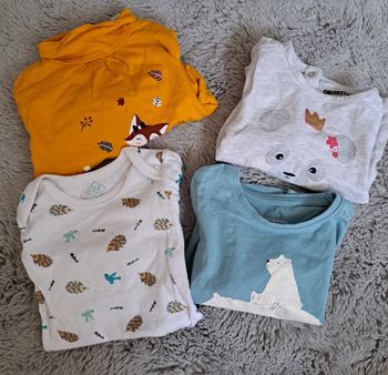 Lot t-shirt manches longues