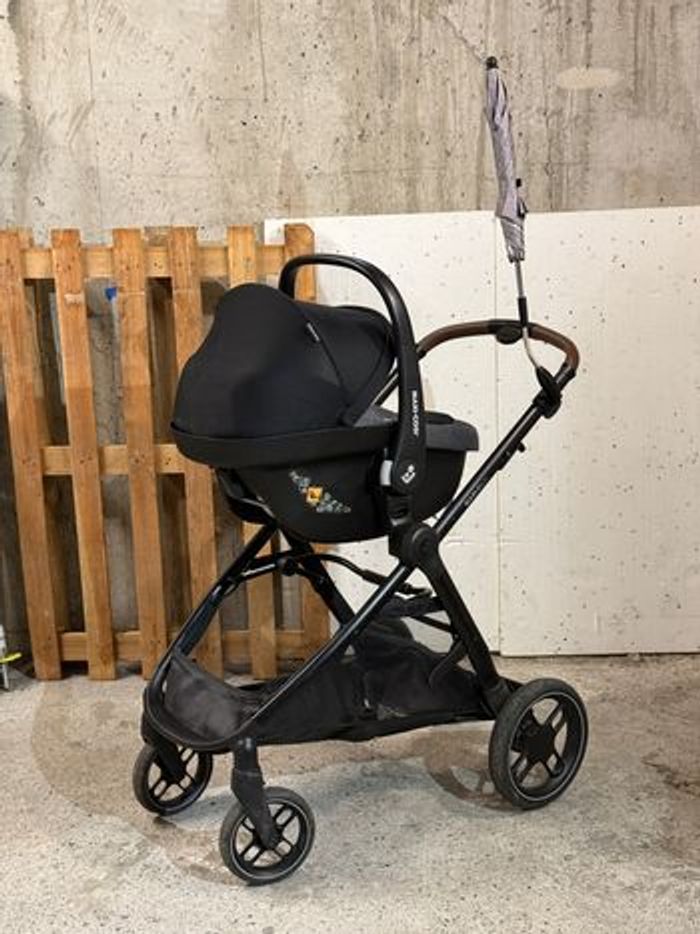 Lot complet poussette et siège auto Zelia S Trio + base isofix + accessoires Maxi-Cosi - photo numéro 4
