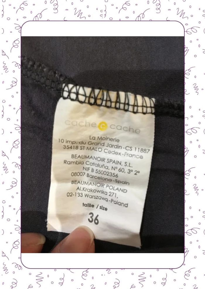 Legging Gris cache cache - photo numéro 4