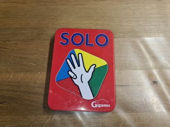 Jeu de cartes Solo des éditions Gigamic,