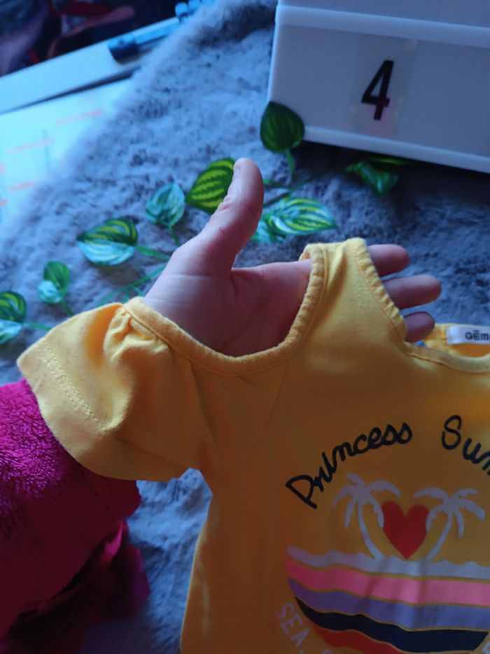 Robe jaune épaules nues 4 ans - photo numéro 4