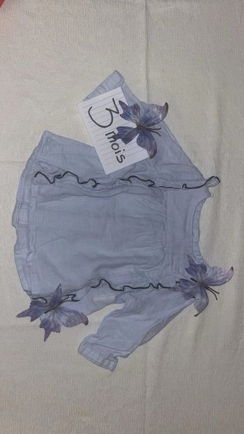 Blouse bleue