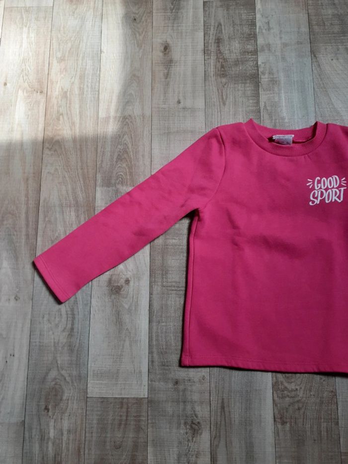 Sweat fille rose 5 ans - photo numéro 3