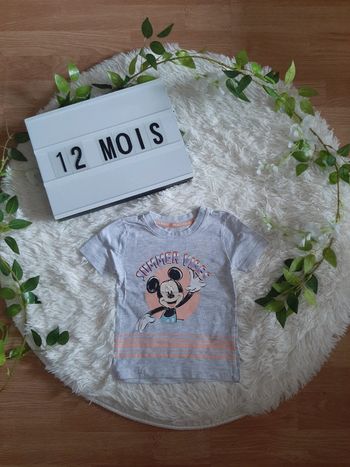 Tee-shirt Mickey gris neuf