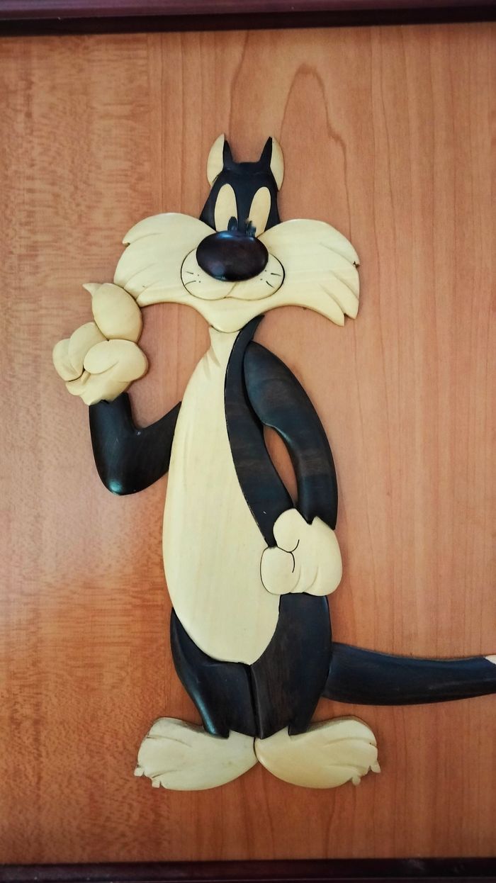 Cadre bois gros minet Warner Bros - photo numéro 5