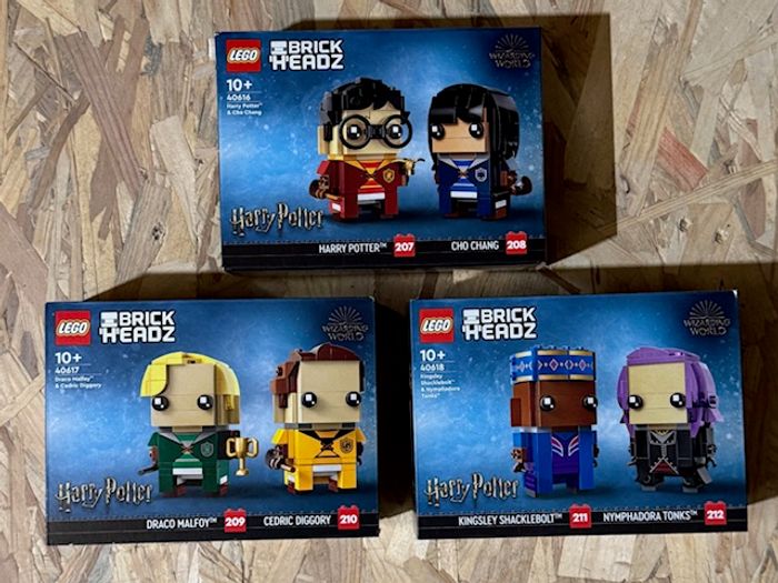 Pack LEGO Harry Potter - 40616 / 40617 / 40618 - Neufs et scellés