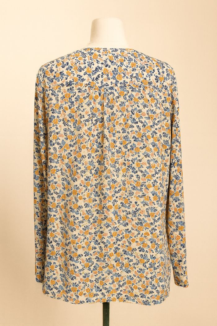 Blouse imprimée fluide Hippocampe- Taille 42 - Parfait état - photo numéro 2