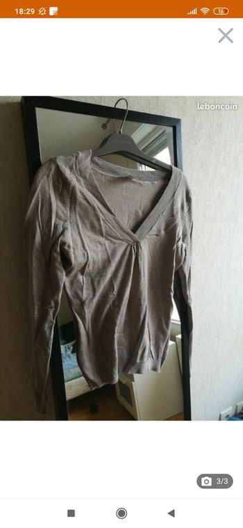 Pull camaïeu