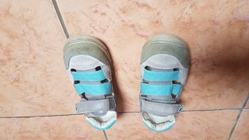Baskets été garçon 34 grise et bleue Vert Baudet