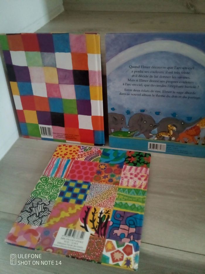 Lot de 3 livres Elmer David McKee - photo numéro 3